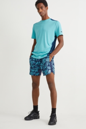 C&A Active Shorts Herr Blå Mörkblå | PHTMQ-9483