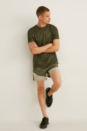 C&A Active Shorts Herr Mörkgröna | WNQSY-6872