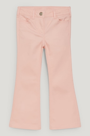 C&A Bomull Långbyxor Tjej Rosa | YTQNJ-8426