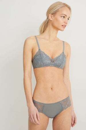 C&A Bralette Vadderad Lycra® Underkläder Dam Gröna | MIPYH-7613