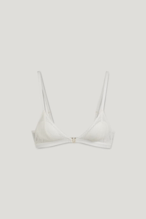 C&A Bralette Vadderad Lycra® Underkläder Dam Vita | OERLG-5974