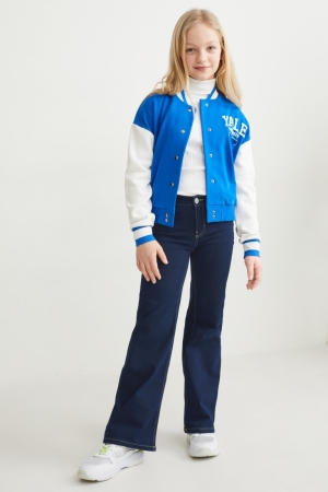 C&A Breda Leg Jeans Tjej Blå | TDHOF-4507