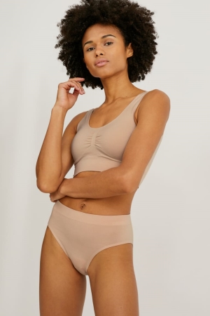 C&A Briefs One Size Fits More Underkläder Dam Beige | FCLBE-8512