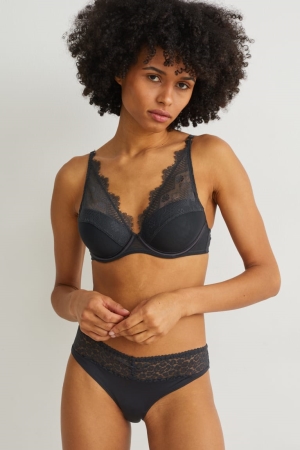 C&A Briefs Underkläder Dam Svarta | DQAVW-2673