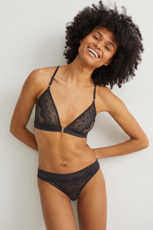 C&A Briefs Underkläder Dam Svarta | GFRBM-4657