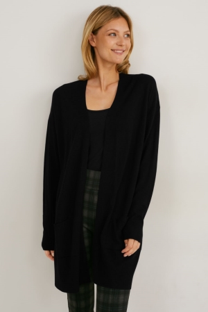 C&A Cardigan Dam Svarta | NMKLS-3761
