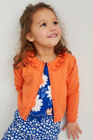 C&A Cardigan Tjej Orange | UDOIN-7542