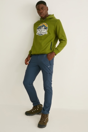 C&A Cargo Lycra® Långbyxor Herr Turkos | KXHUG-4978