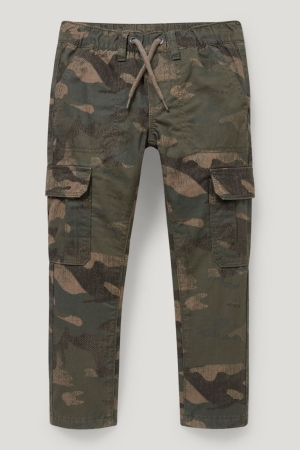 C&A Cargo Thermal Patterned Långbyxor Pojke Khaki | AZLCO-6594