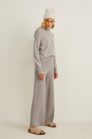 C&A Cashmere Långbyxor Dam Beige | WZVJY-4281