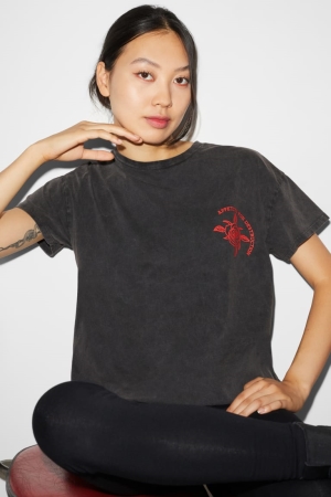 C&A ClockhouseGuns N' Roses T-shirt Dam Svarta | FJHSN-7094