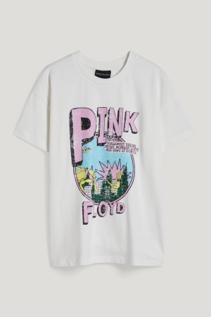 C&A ClockhousePink Floyd T-shirt Dam Vita | ZAIQS-9412
