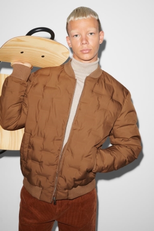 C&A Clockhouse Bomber Recycled Jacka Herr Havanna | LSGNR-1356