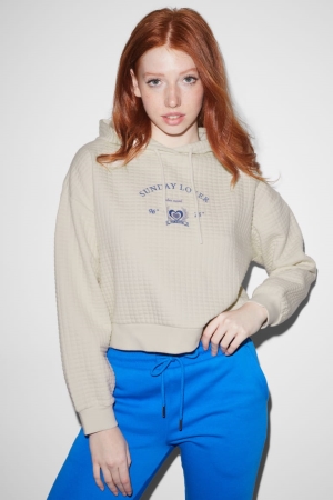 C&A Clockhouse Hoodie Dam Vita | RLNJG-8572