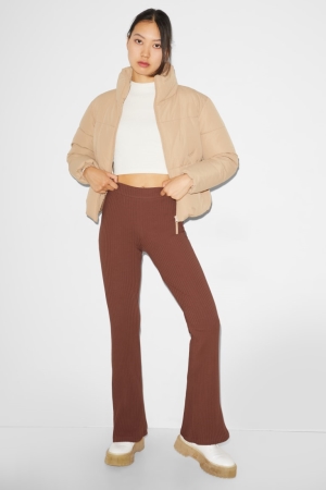 C&A Clockhouse Joggers Långbyxor Dam Bruna | KUZOJ-2567