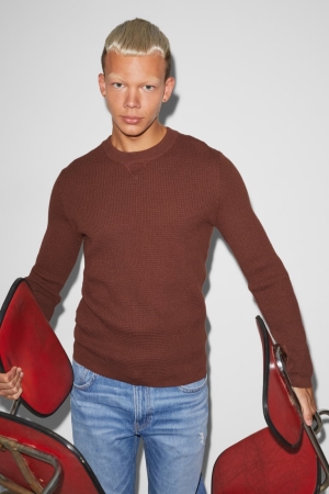 C&A Clockhouse Jumpers Herr Bruna | HVUQK-1328