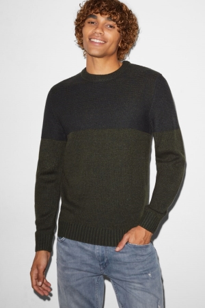 C&A Clockhouse Jumpers Herr Mörkgröna | CGOFL-9150