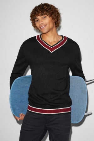 C&A Clockhouse Jumpers Herr Svarta | NHRFV-9256