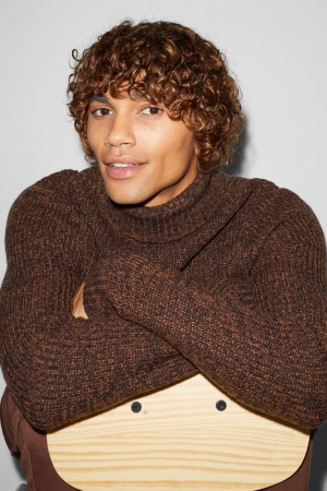 C&A Clockhouse Polo Neck Jumpers Herr Bruna | TRCPL-0415