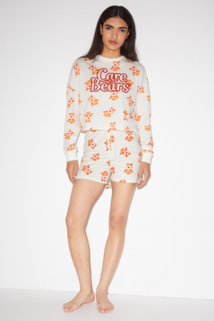 C&A Clockhouse Pyjama Care Bears Nattkläder Dam Vita | FRGDT-5163