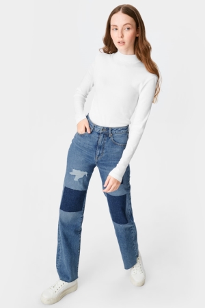C&A Clockhouse Relaxed Jeans Dam Blå | YWKBS-5174