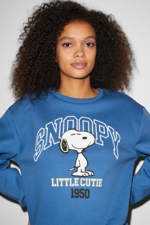 C&A Clockhouse Snoopy Tröjor Dam Blå | UCJRO-0185