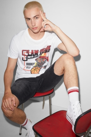 C&A Clockhouse T-shirt Herr Vita | BEYRP-4378