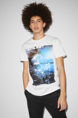 C&A Clockhouse T-shirt Herr Vita | MURZP-2748