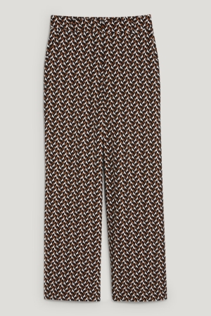C&A Cloth High Midja Palazzo With Lenzing™ Ecovero™ Långbyxor Dam Bruna | UMZHE-2075