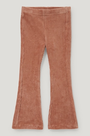 C&A Corduroy Leggings Långbyxor Tjej Havanna | UASJH-5923