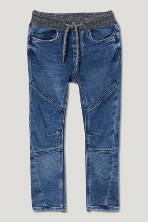 C&A Curved Jog Denim Organic Bomull Jeans Pojke Blå Grå | YIRQZ-9840