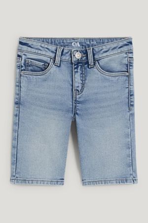 C&A Denim Bermuda Jeans Tjej Blå Ljusblå | HQUAI-0452