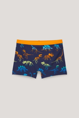 C&A Dinosaur Swim Lycra® Xtra Life™ Badkläder Pojke Mörkblå | OUAQS-2015
