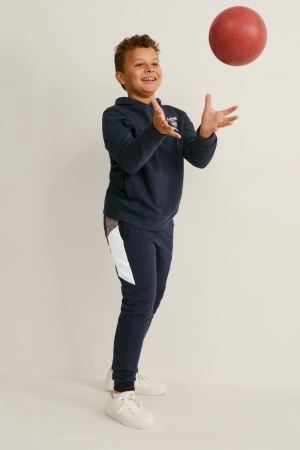 C&A Extended Sizes Multipack Of 2 Joggers Långbyxor Pojke Mörkblå | VAGJW-7146