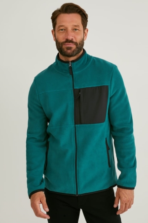 C&A Fleece Thermolite® Ecomade Recycled Jacka Herr Gröna | XLFJS-9071