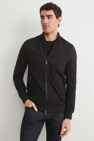 C&A Flex Lycra® Tröjor Herr Svarta | NJAYT-6320