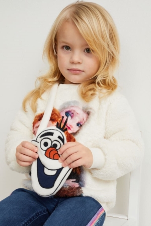 C&A Frozen Set And Bag Recycled Tröjor Tjej Vita | HMOAF-4290