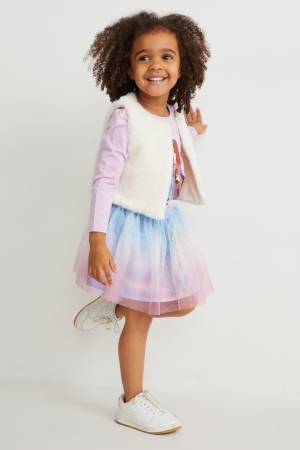 C&A Frozen Set Long Sleeve , WaistAnd T-shirt Tjej Ljuslila | LFMUN-8251