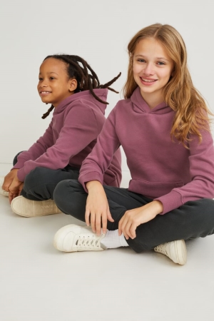 C&A Genderneutral Hoodie Tjej Lila | LZWPF-3168
