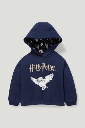 C&A Harry Potter Hoodie Tjej Mörkblå | OLDPH-8745