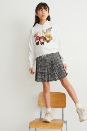 C&A Harry Potter Set And 2 Piece Hoodie Tjej Vita Grå | MOLHE-2893