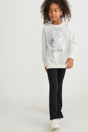 C&A Harry Potter Set And Leggings 2 Piece Tröjor Tjej Vita | FHCBA-7938
