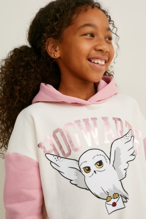 C&A Harry Potter Set And Leggings 2 Piece Hoodie Tjej Svarta Rosa | XCJSY-5463