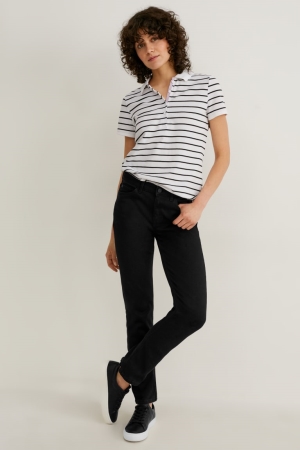 C&A Hetero Jeans Dam Svarta | AGXKY-9743