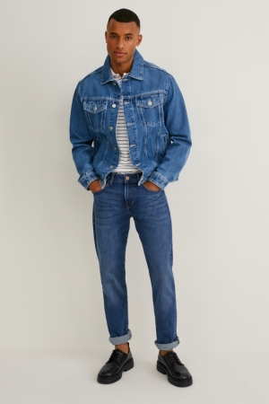 C&A Hetero Jeans Herr Blå | HPSUR-3284