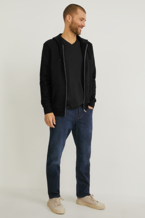 C&A Hetero Jeans Herr Blå Mörkblå | MWUKX-0596