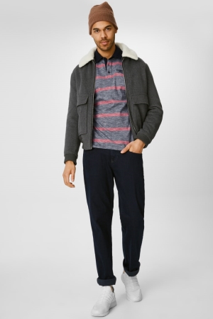 C&A Hetero Jeans Herr Blå Mörkblå | XCMDU-5263