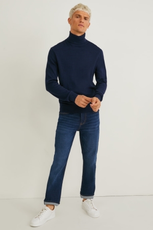 C&A Hetero Lycra® Jeans Herr Blå Mörkblå | ZDRUB-3692