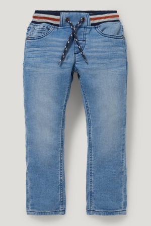 C&A Hetero Organic Bomull Lycra® Jeans Pojke Blå | TVLXW-3208