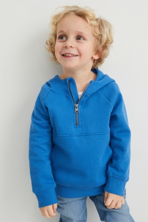 C&A Hoodie Tjej Blå | PXMIW-2130